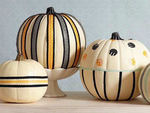 decorated pumpkins