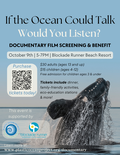 If the Ocean Could Talk Event Flyer